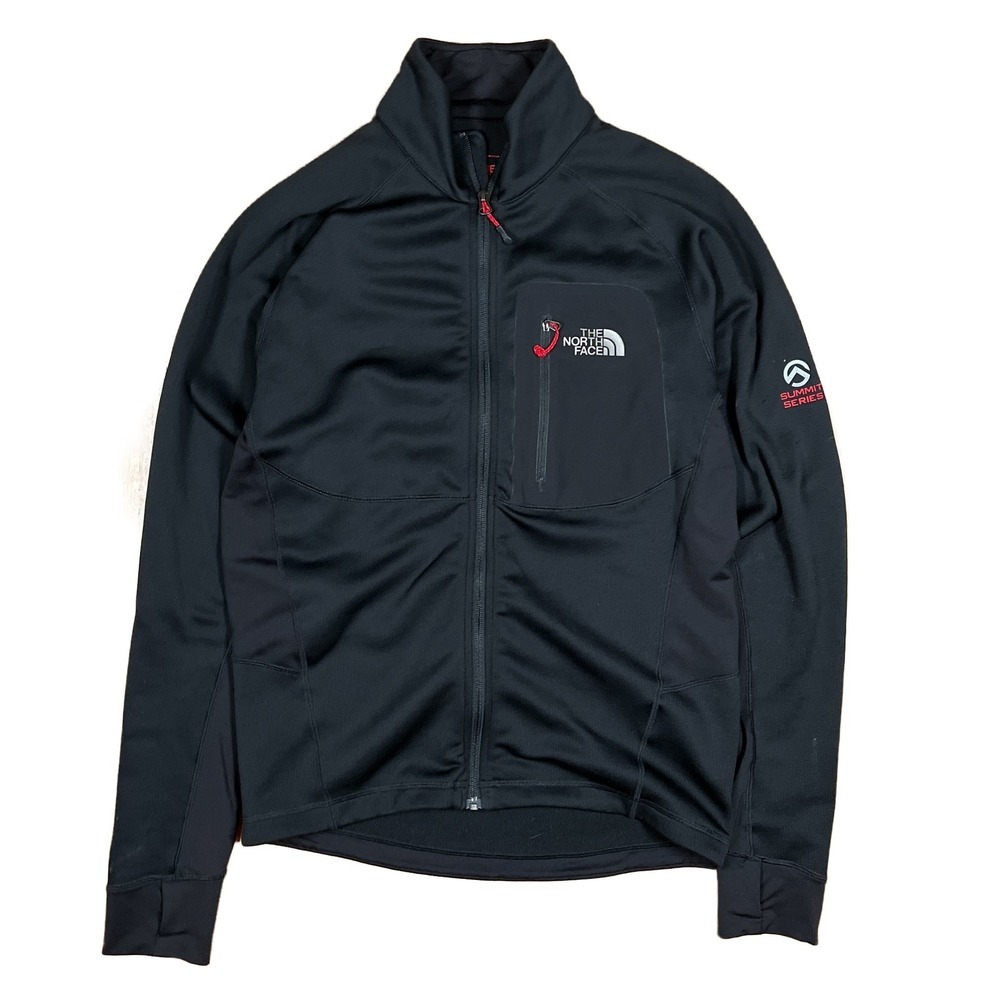 The North Face Summit Series Black Jacket Fleece Men's Medium AJ0G